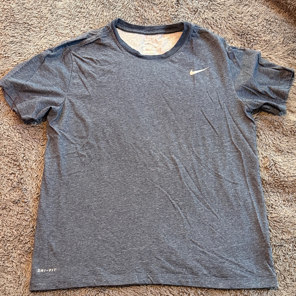 Nike Heather Blue Short Sleeve Tee